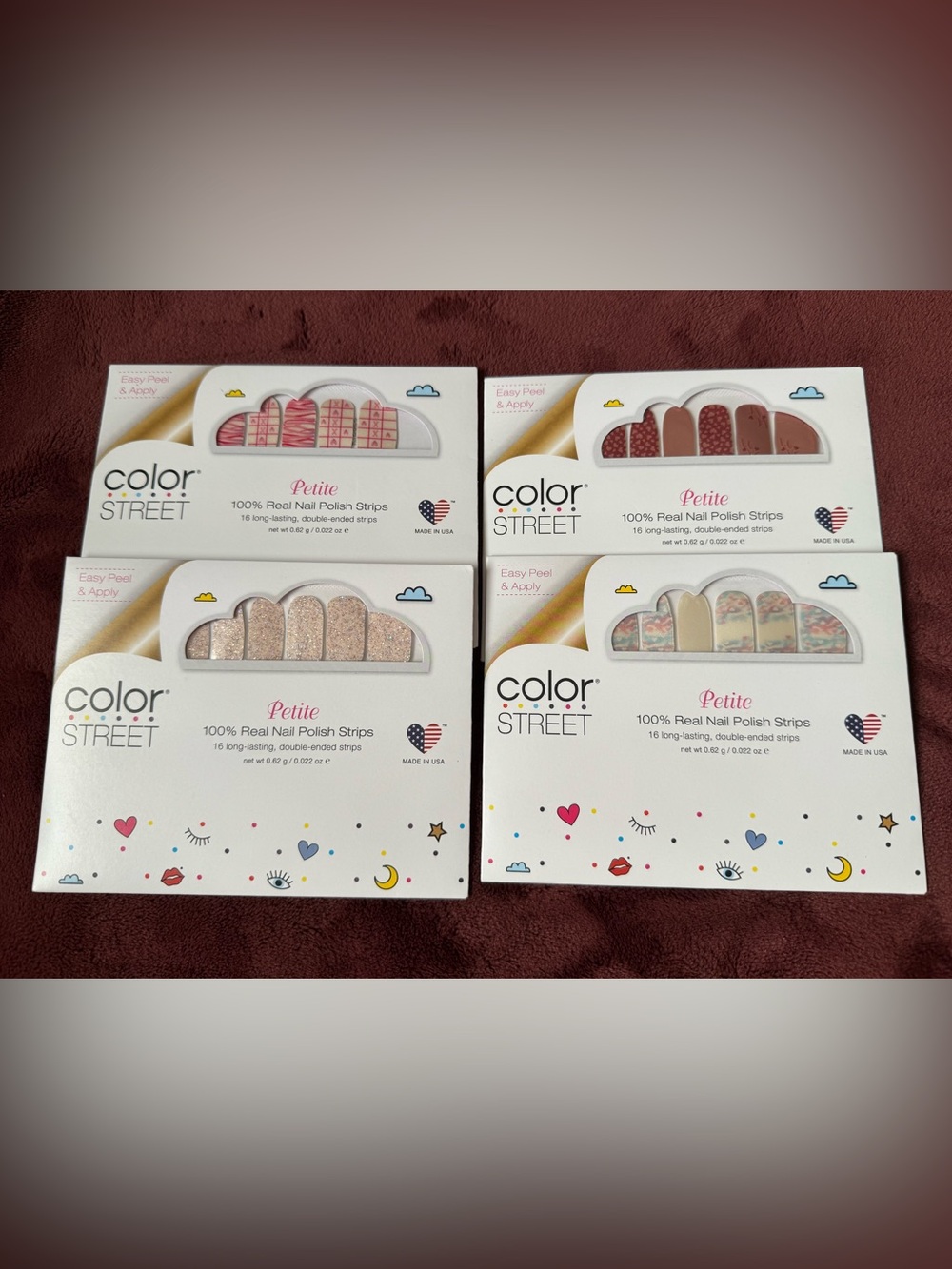 Color Street Petite Nail Strips - Bundle of 4